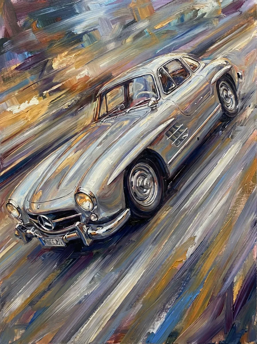 Mercedes-Benz 300 SL artwork