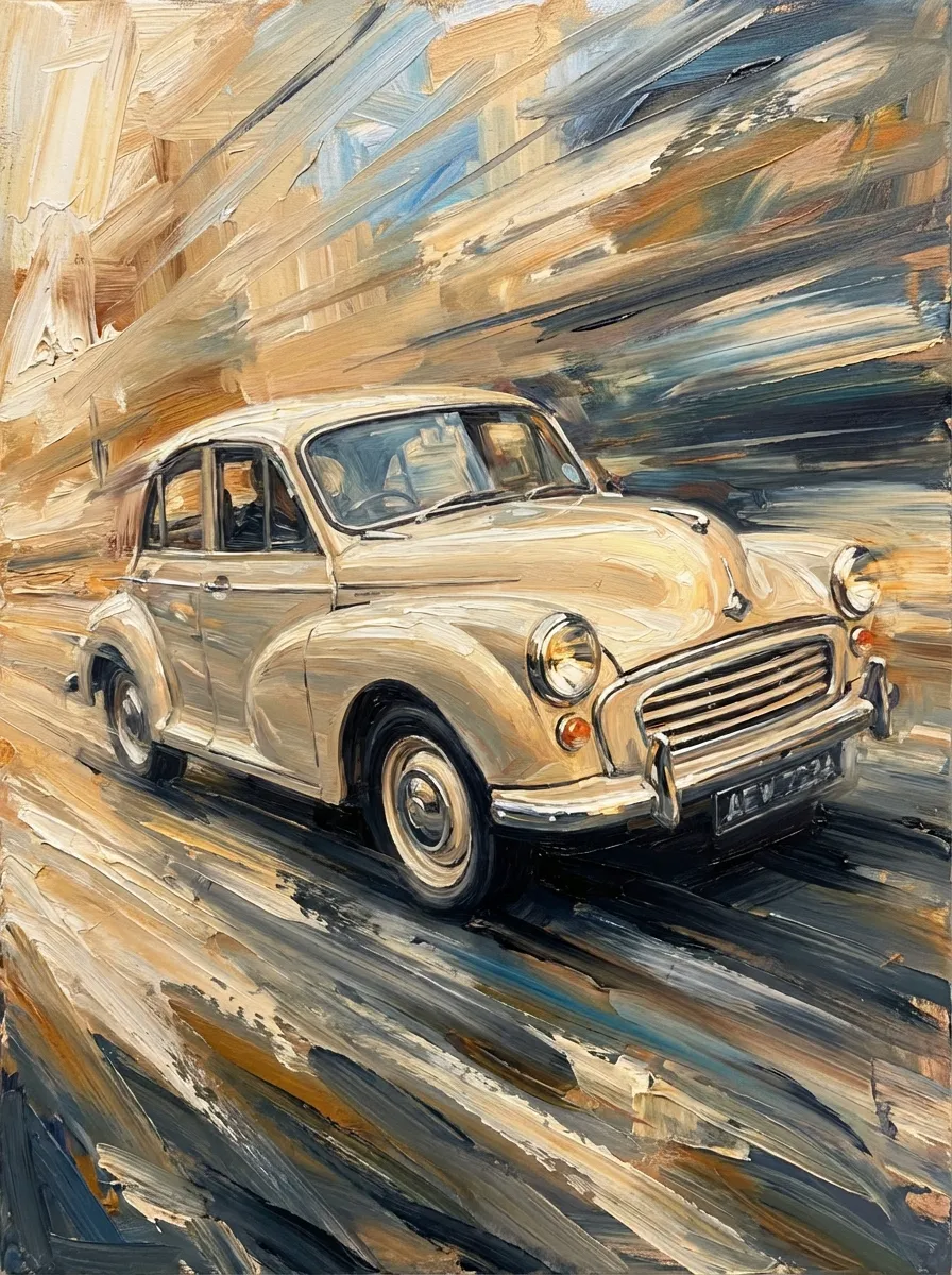 Morris Minor artwork