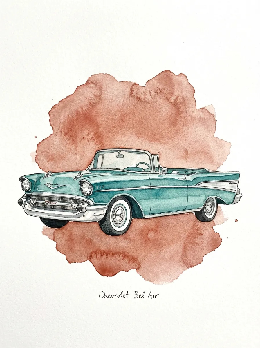 Chevrolet Bel Air artwork