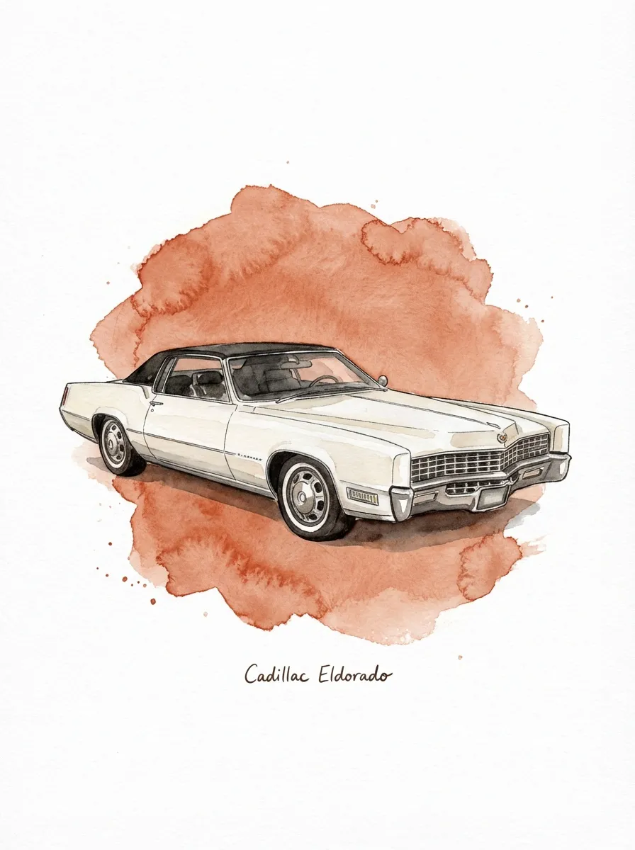Cadillac Eldorado artwork