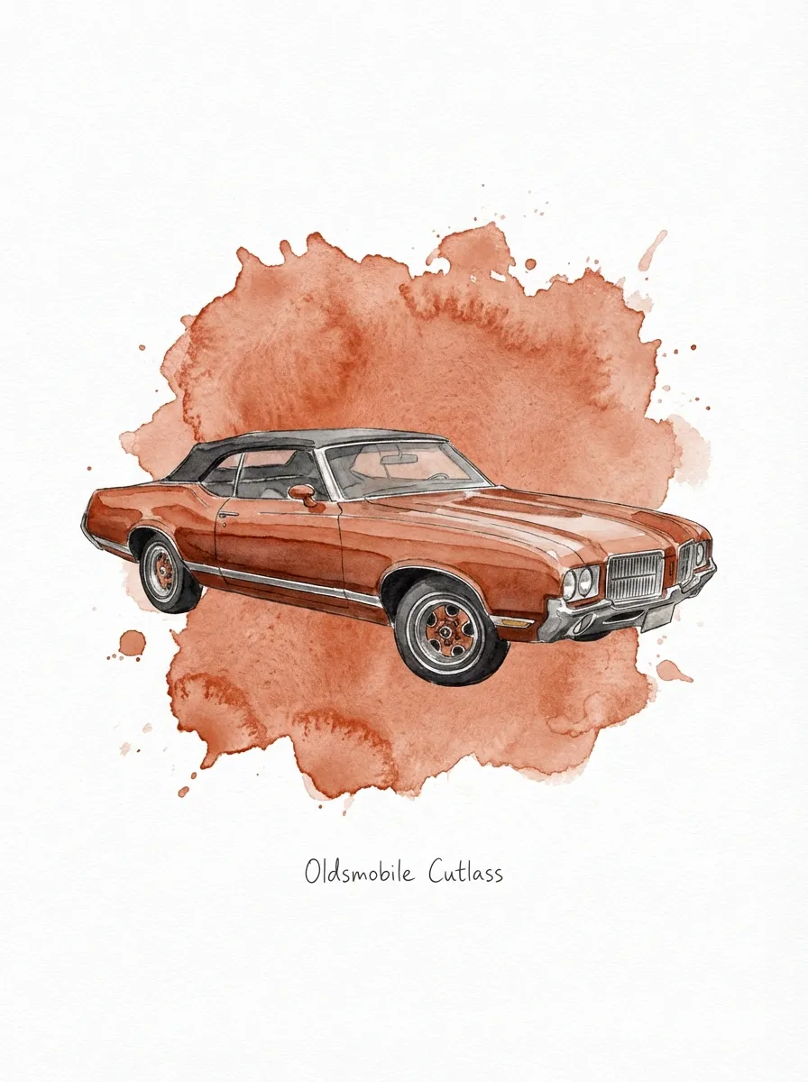 Oldsmobile Cutlass artwork