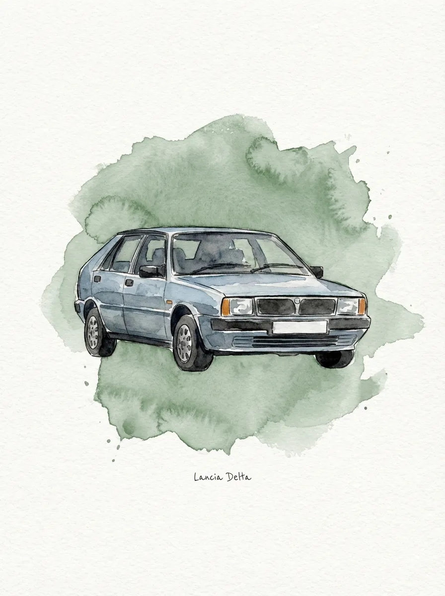 Lancia Delta Integrale artwork