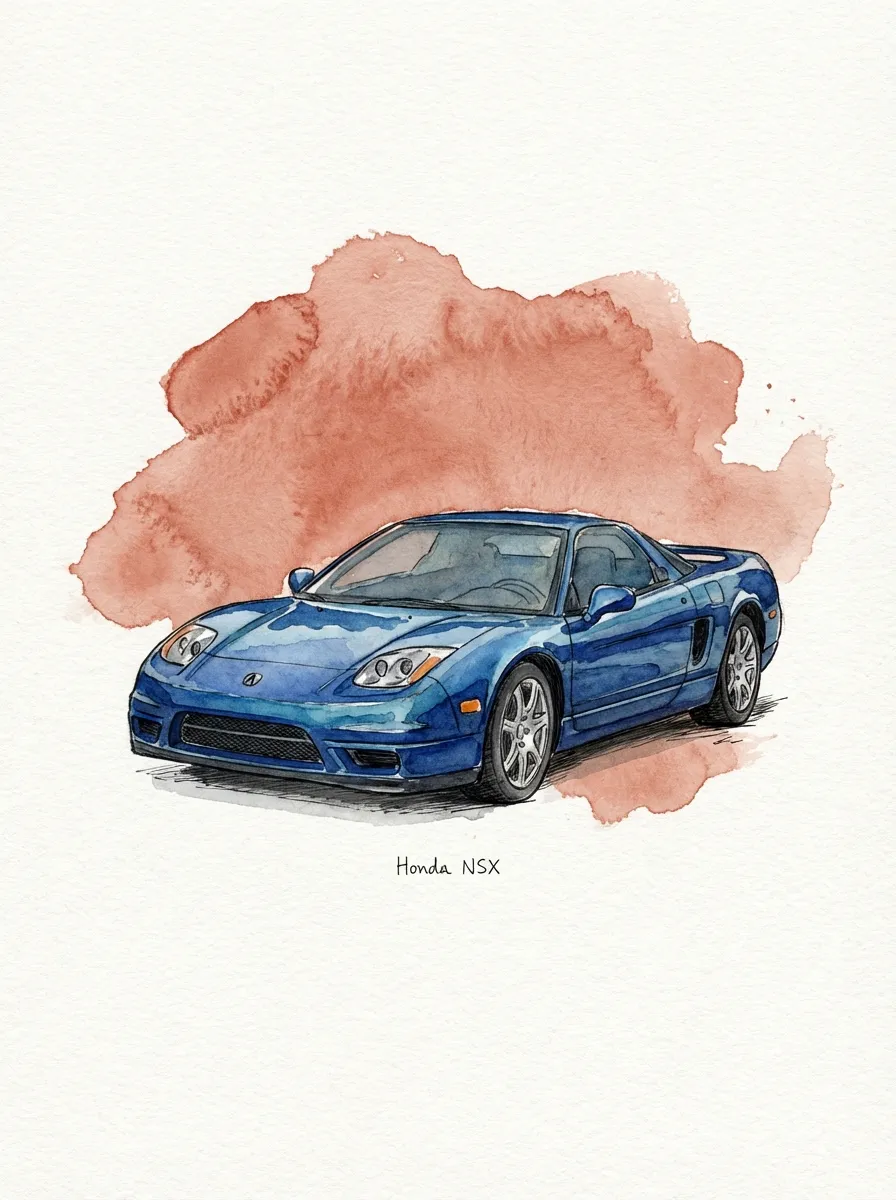 Honda NSX artwork