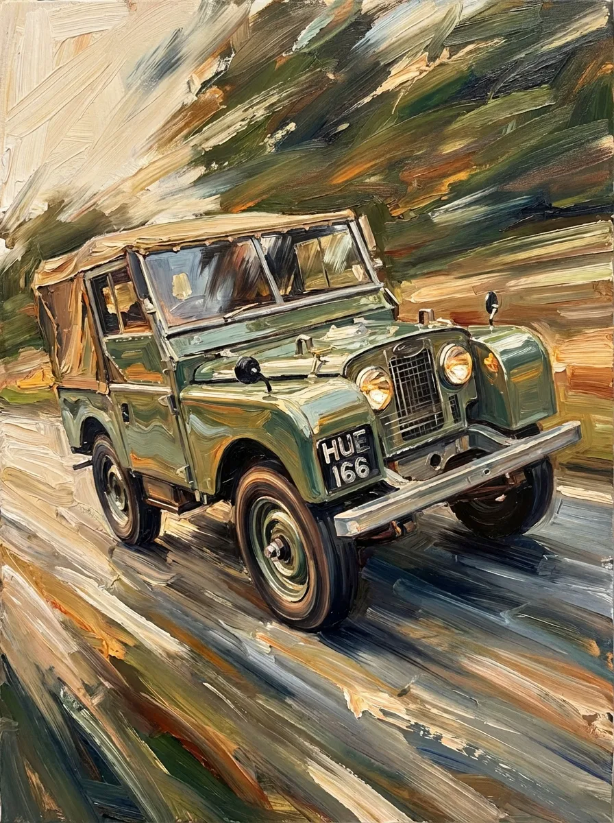 Land Rover Series I artwork