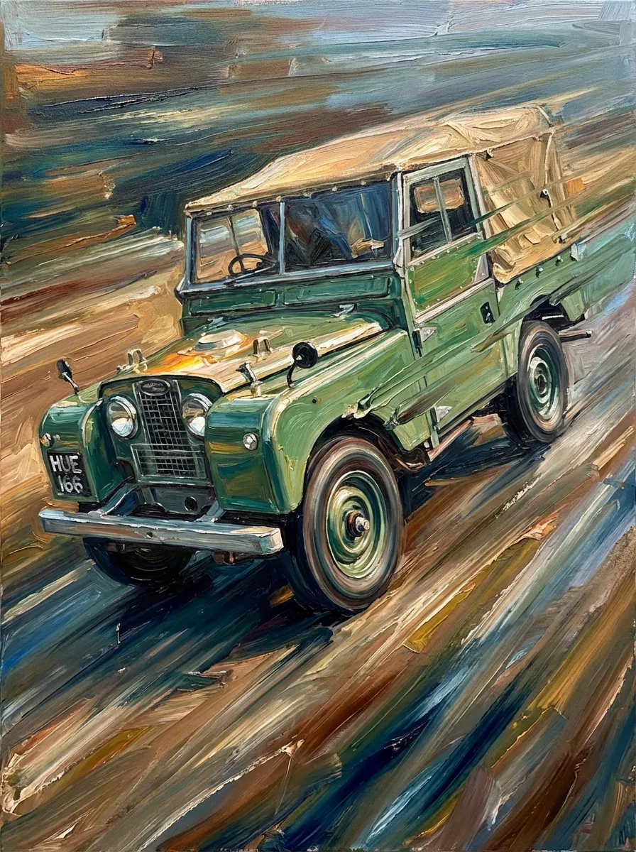Land Rover Series III artwork