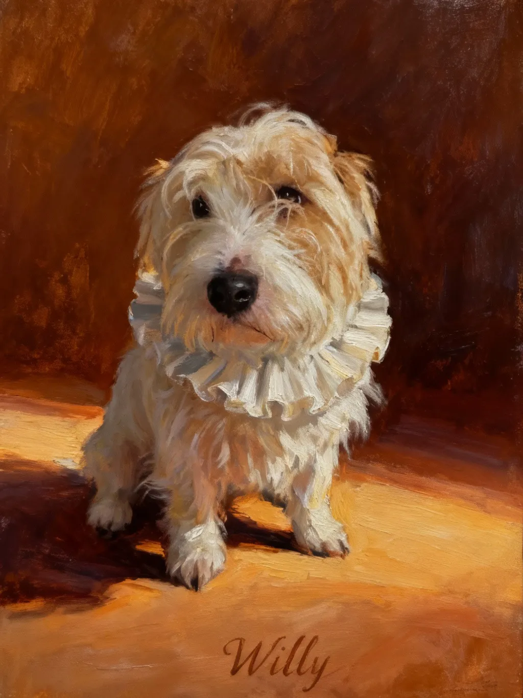 Willy, The Ruffed Portrait