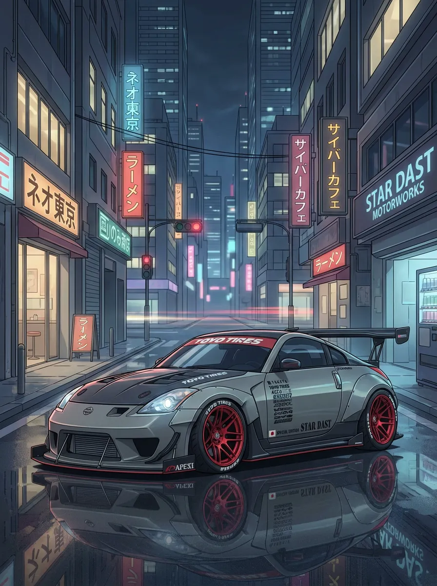 Artwork of Nissan 350Z