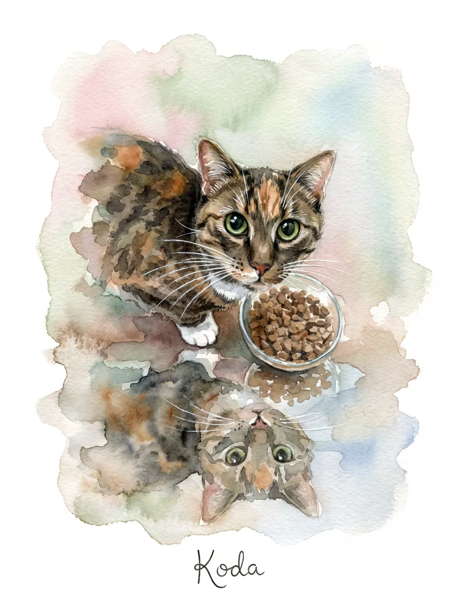 Koda's Reflective Gaze