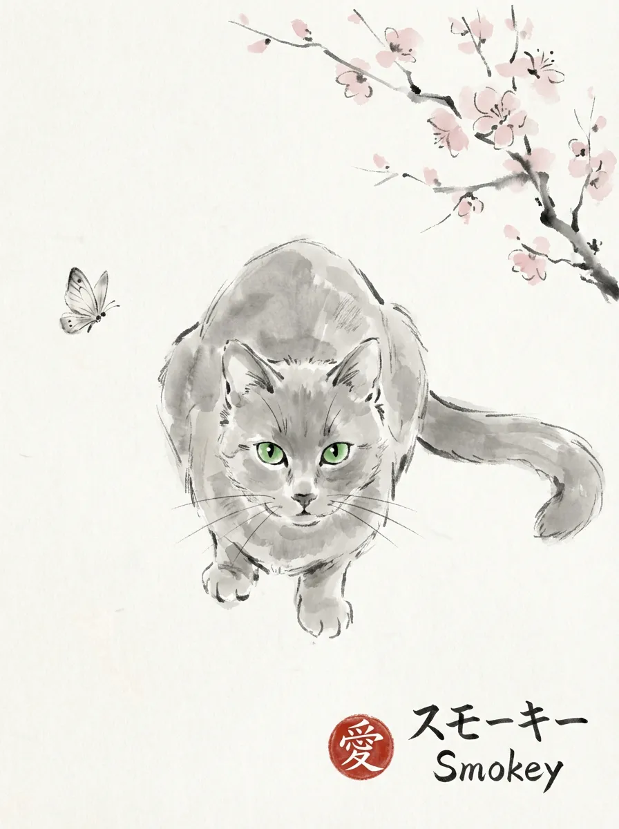 Smokey's Spring Gaze