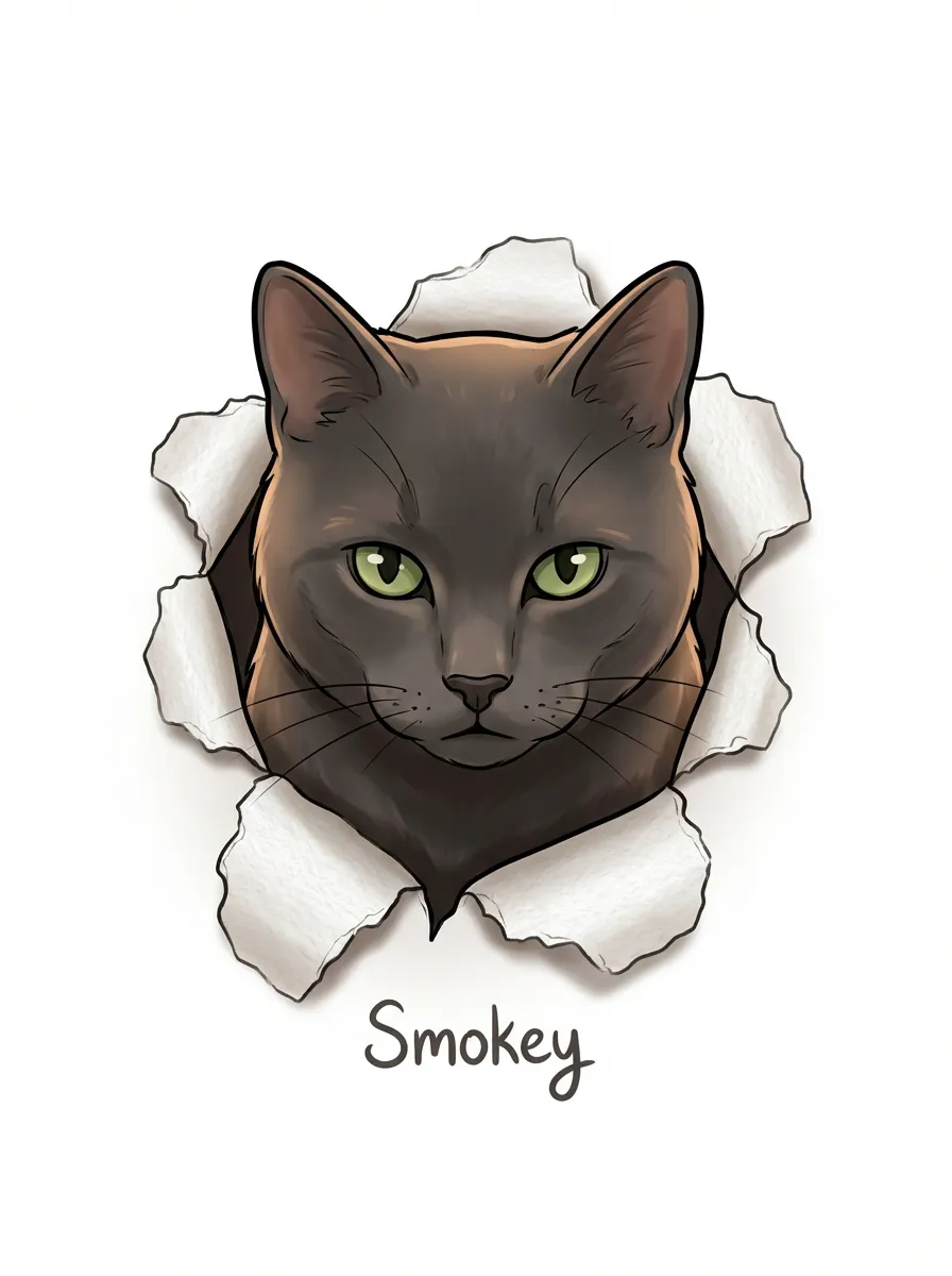 Smokey's Emerald Gaze
