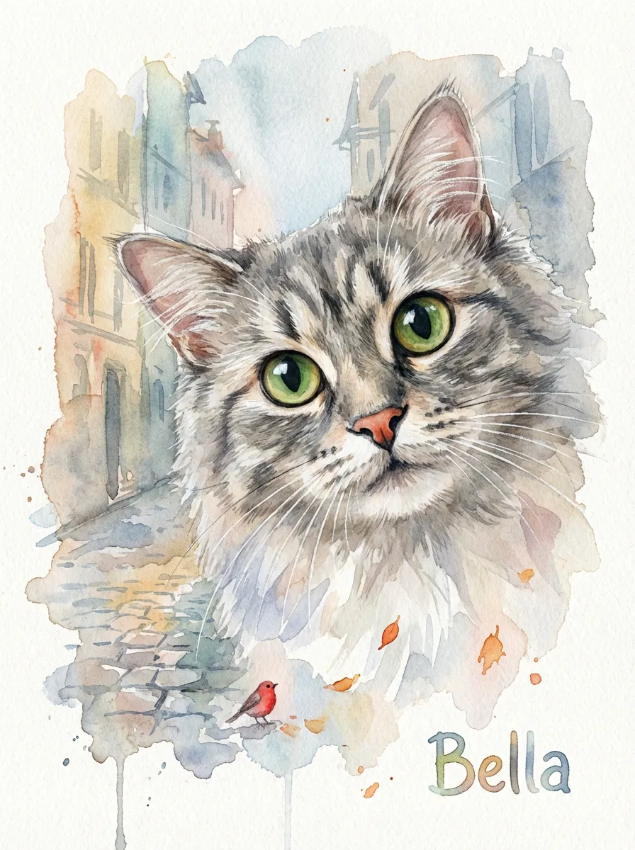 Bella's Emerald Gaze