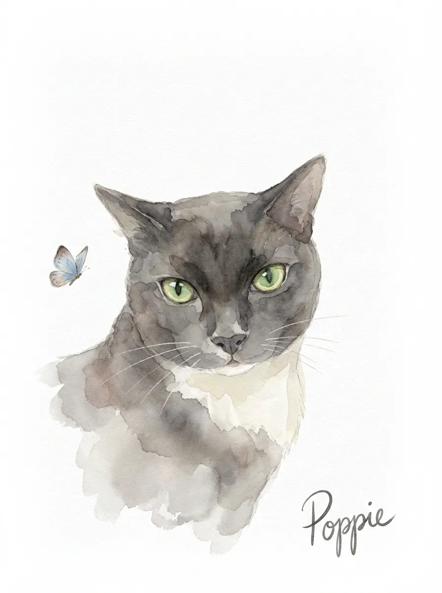 Poppie's Emerald Gaze