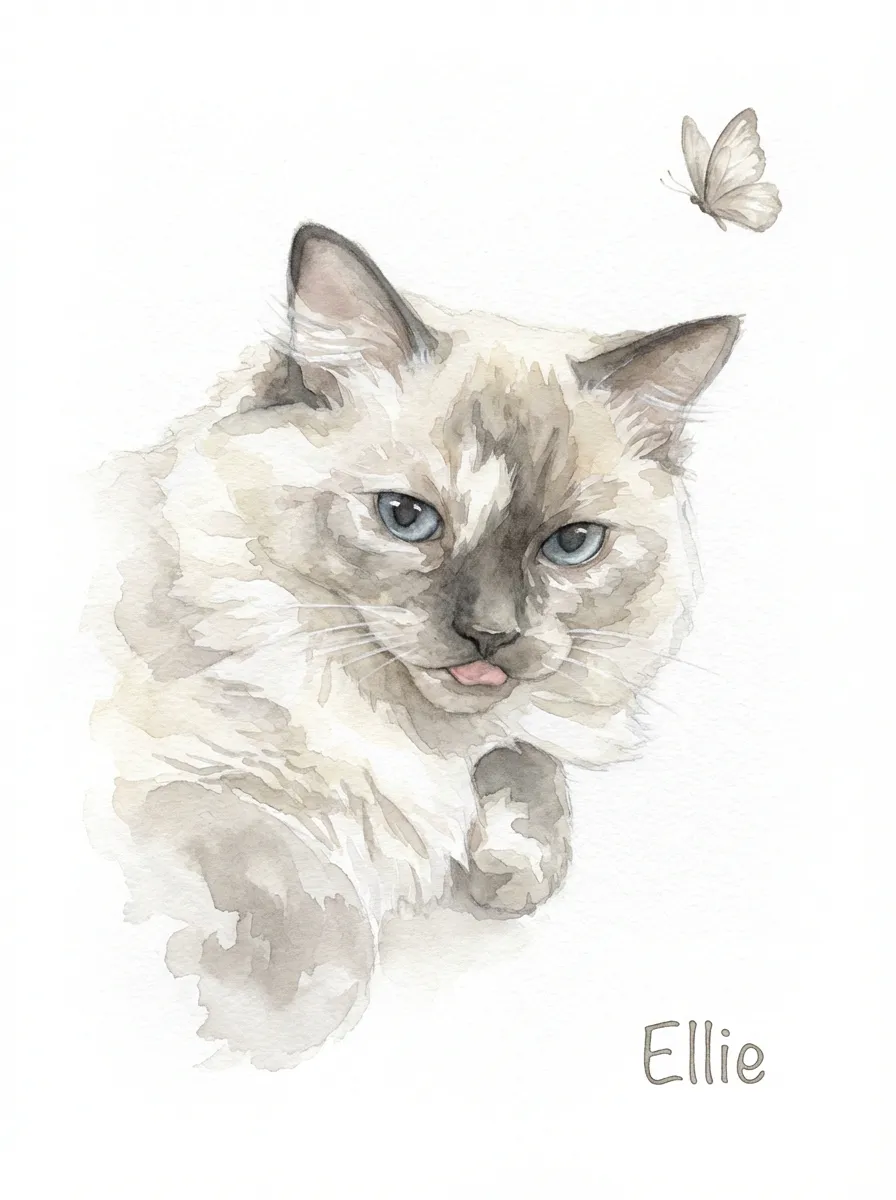 Ellie's Whimsical Moment