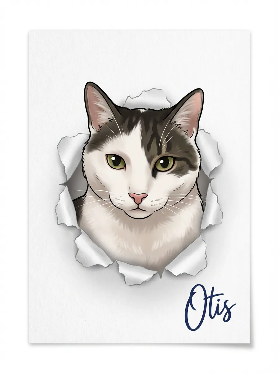 Portrait of Otis, Emerging