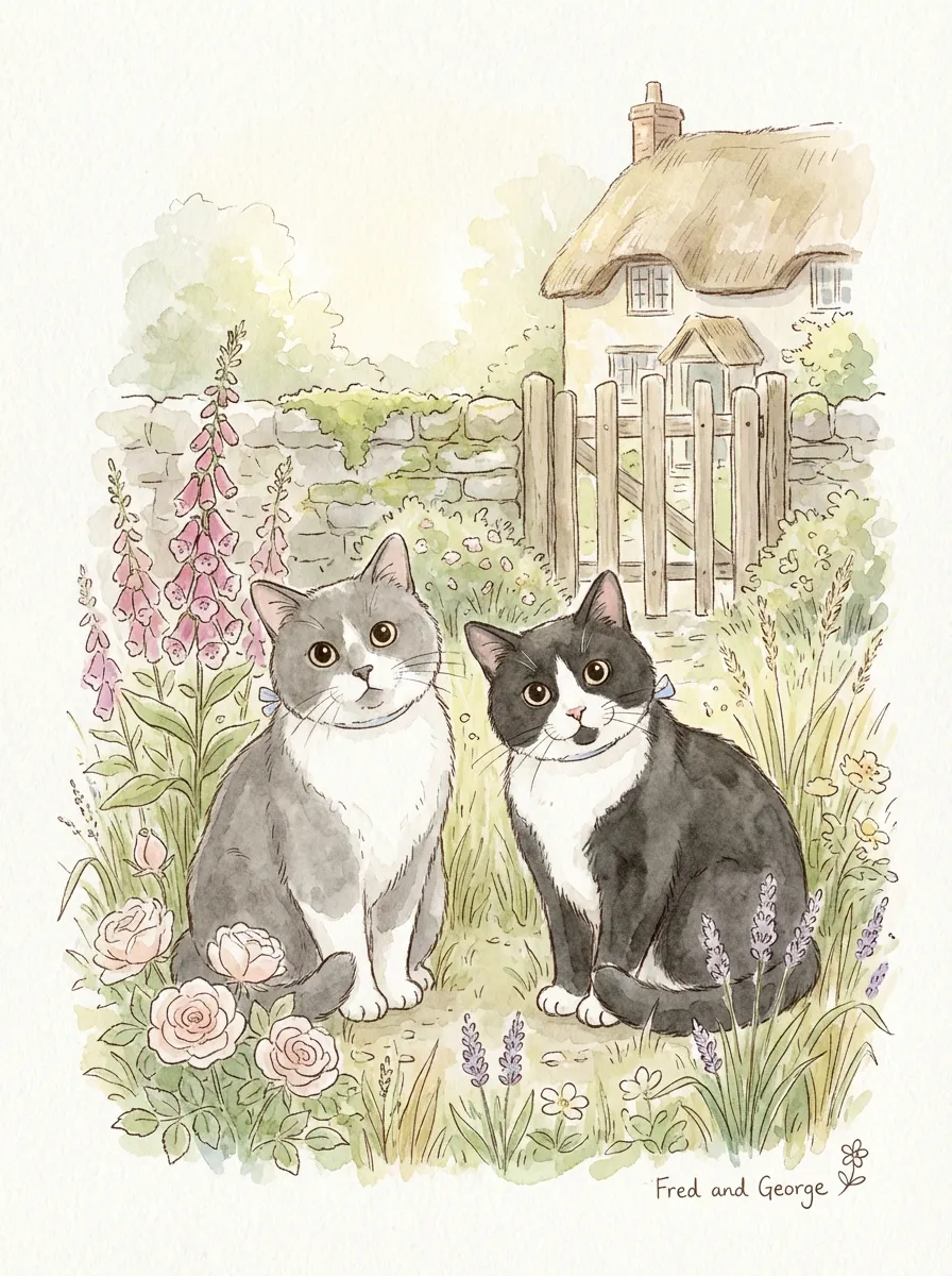 Fred and George's Garden Idyll