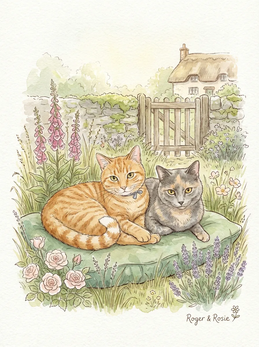 Roger and Rosie's Garden Repose