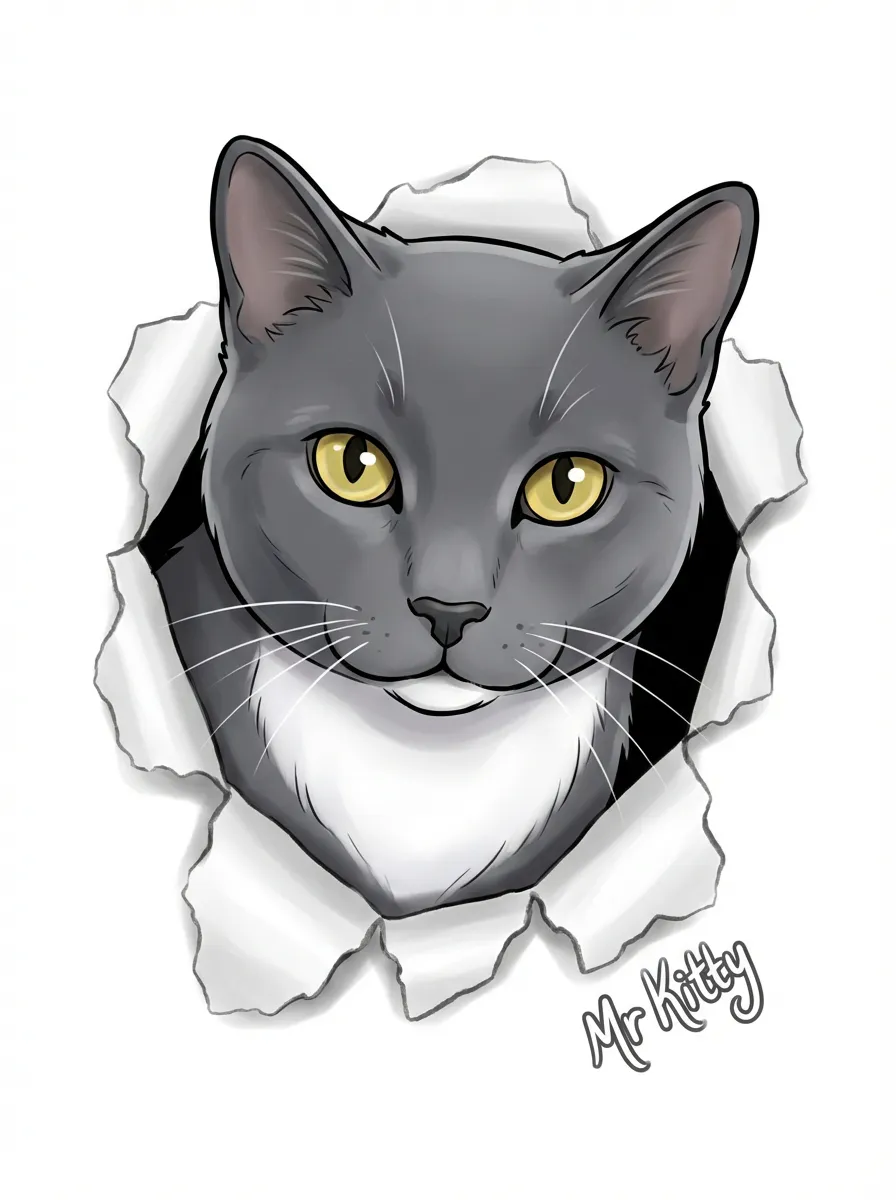 The Gaze of Mr Kitty