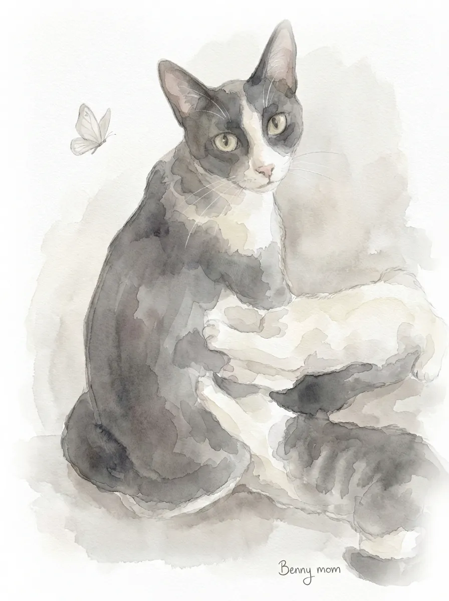 Benny mom's Butterfly Gaze