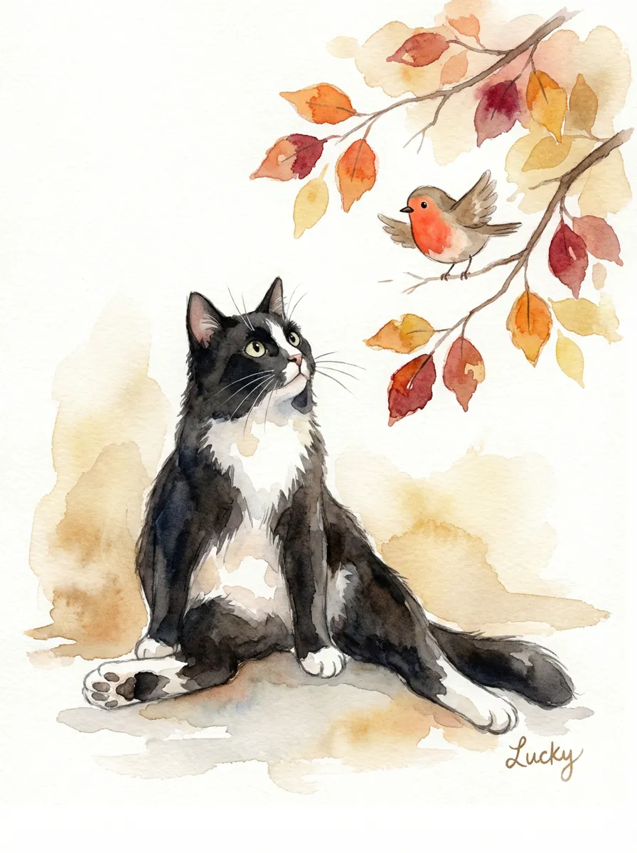 Lucky's Autumn Reverie