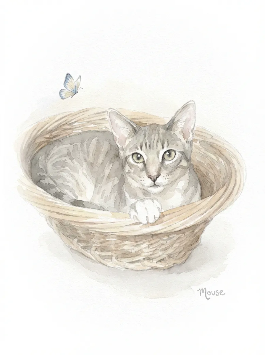 Mouse and the Blue Wing