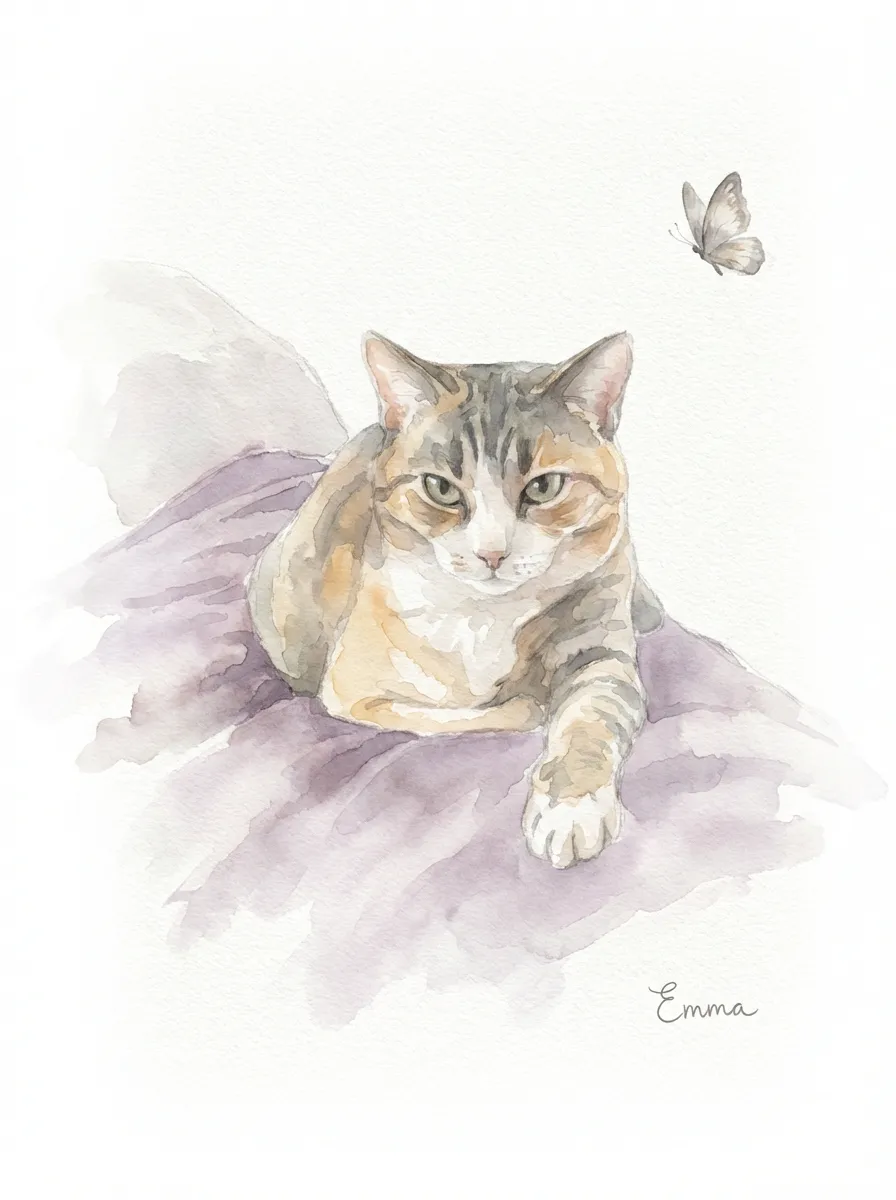 Emma's Fleeting Gaze