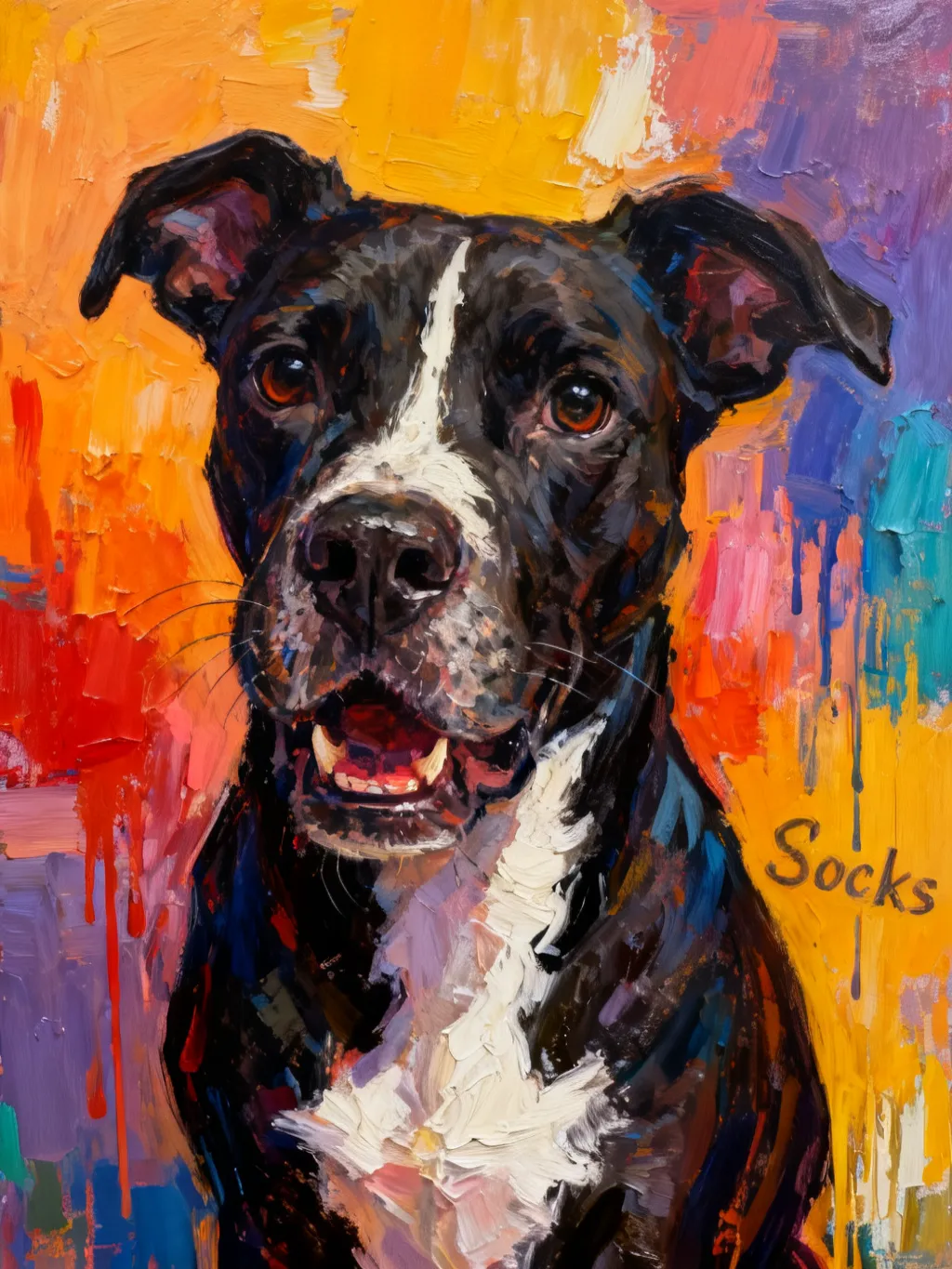 Socks, A Luminous Gaze