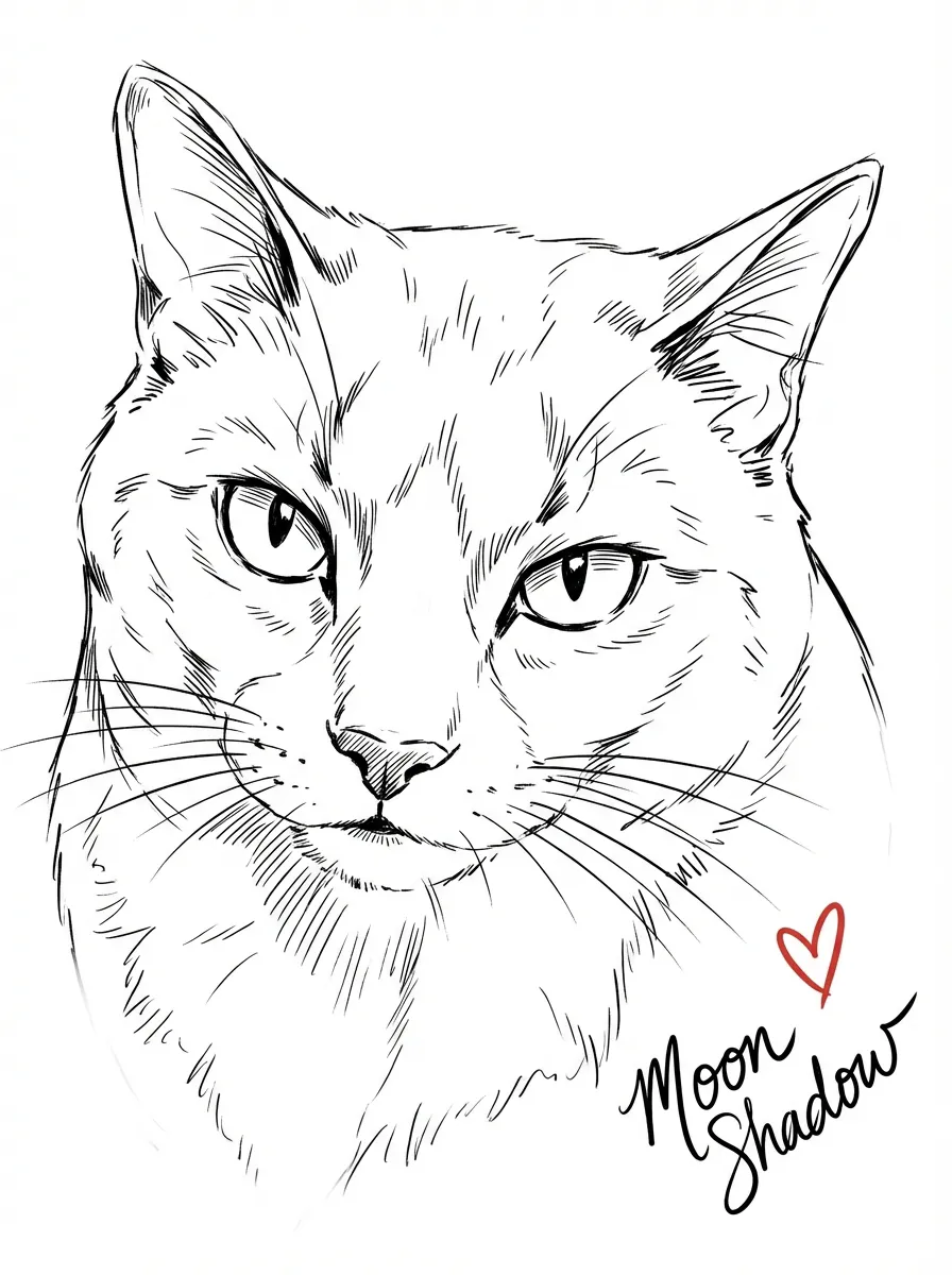 The Gaze of Moon Shadow