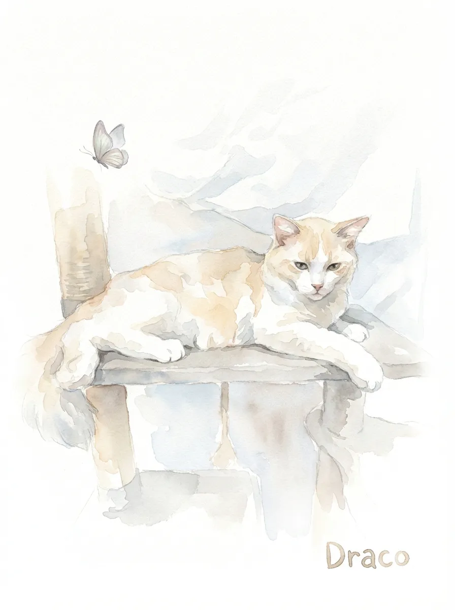 Draco's Serene Observation