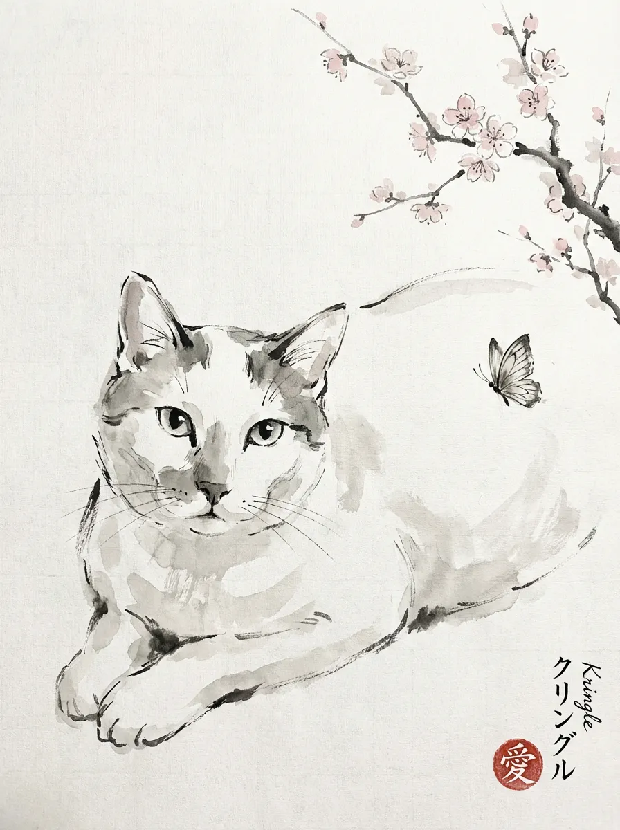 Kringle, Sakura and Butterfly