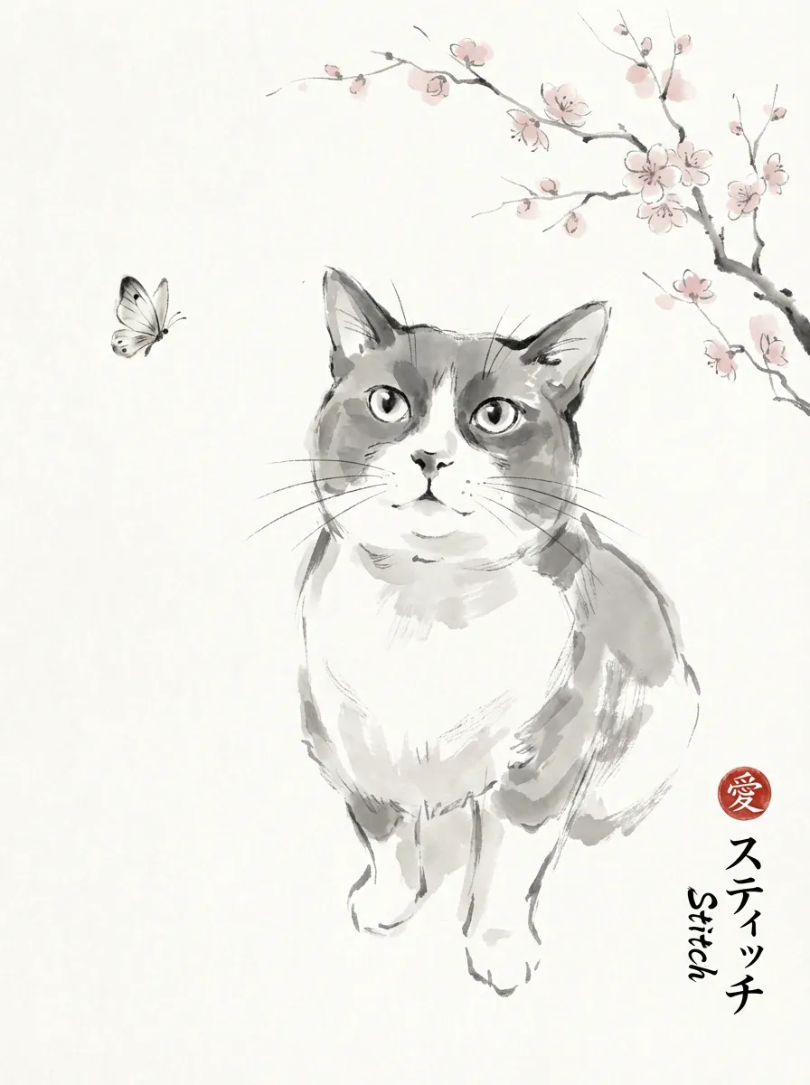 Stitch's Blossom Reverie