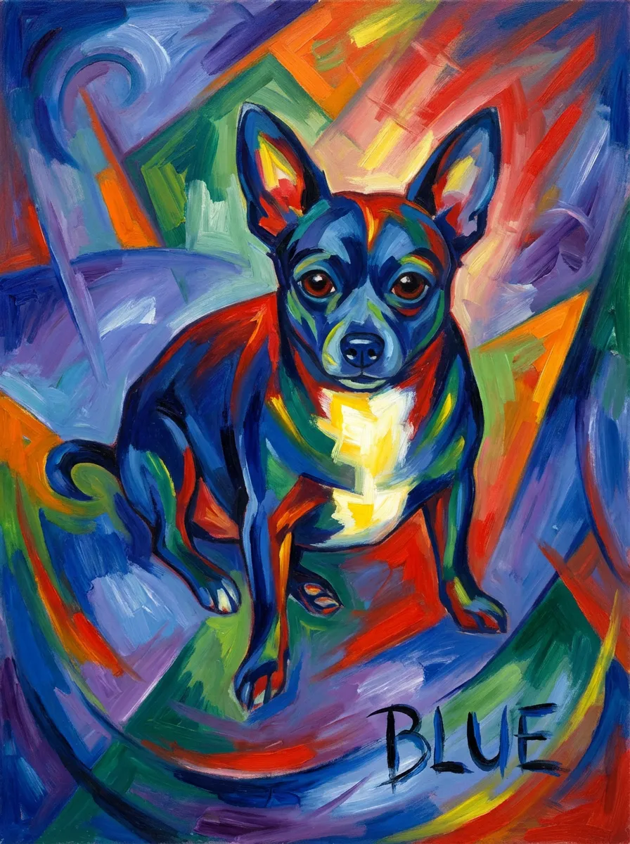 Chromatic Portrait of Blue