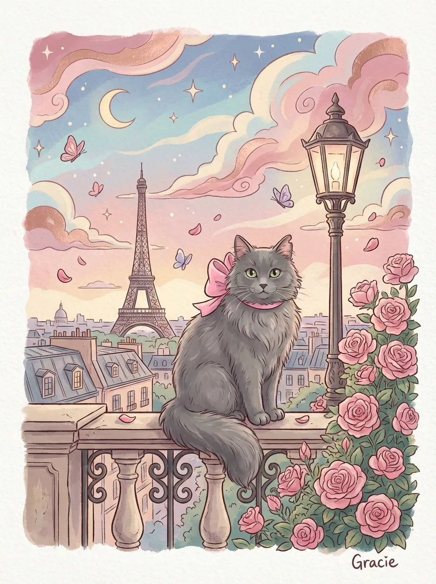 Gracie's Parisian Reverie