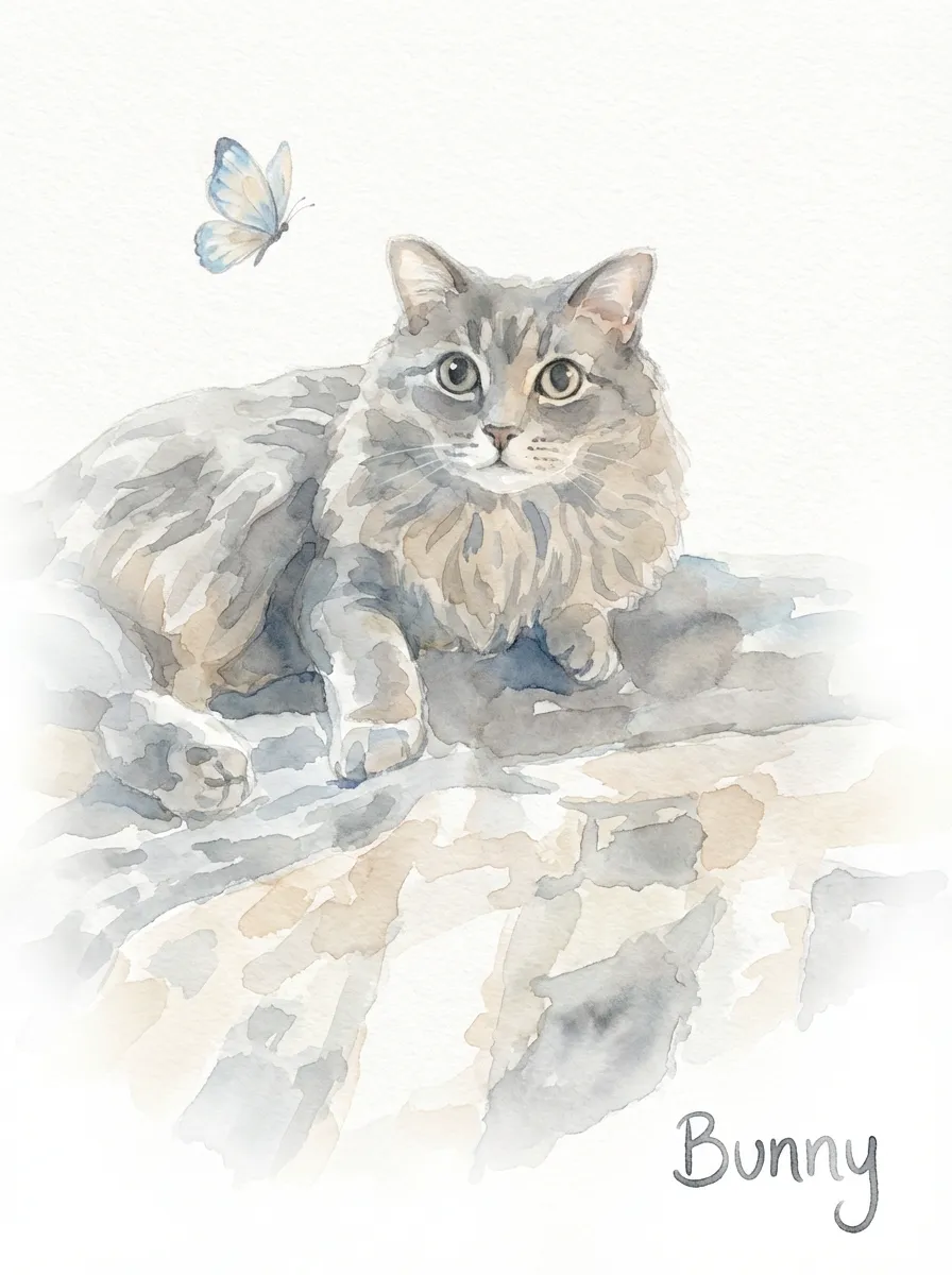 Bunny's Blue Companion