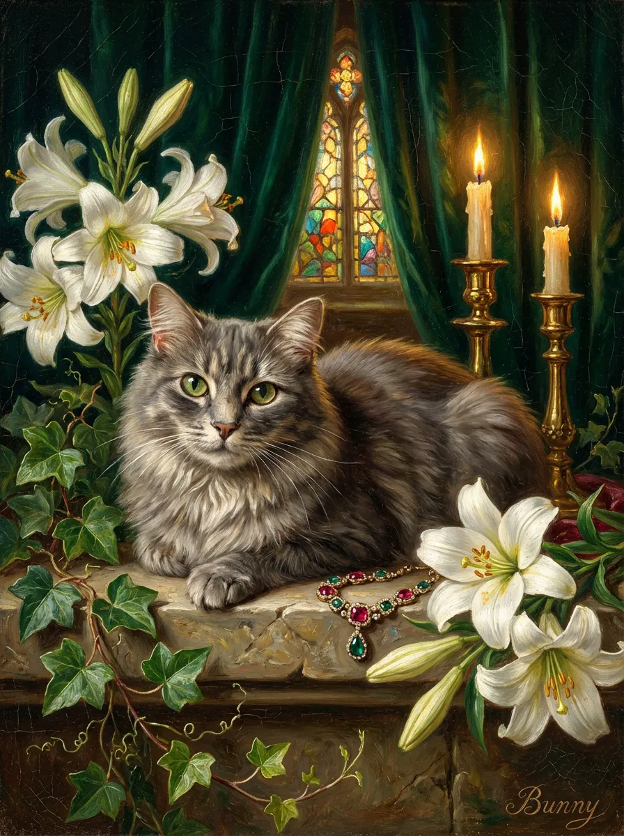 Bunny's Candlelit Vigil