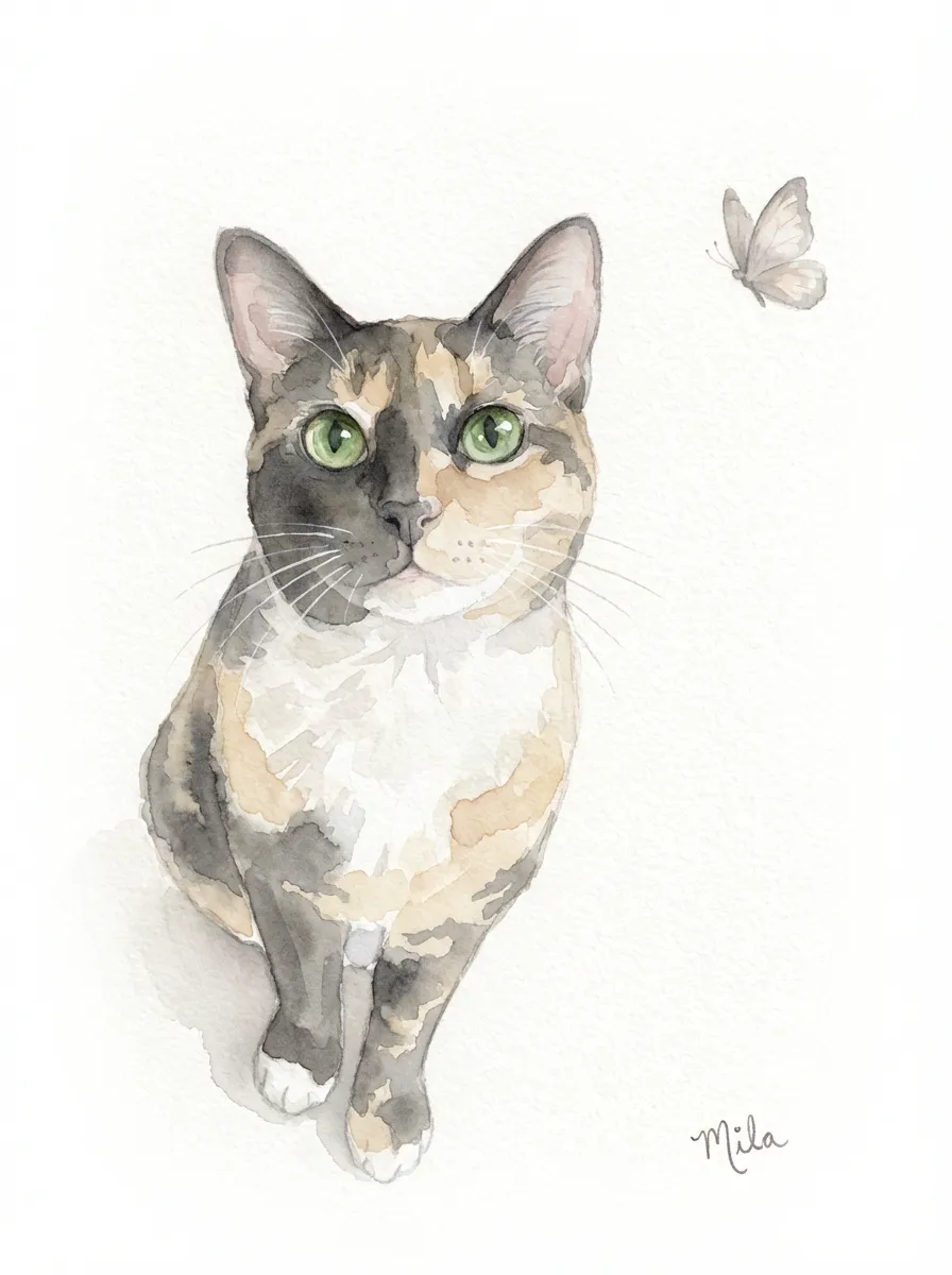 Mila's Emerald Reverie