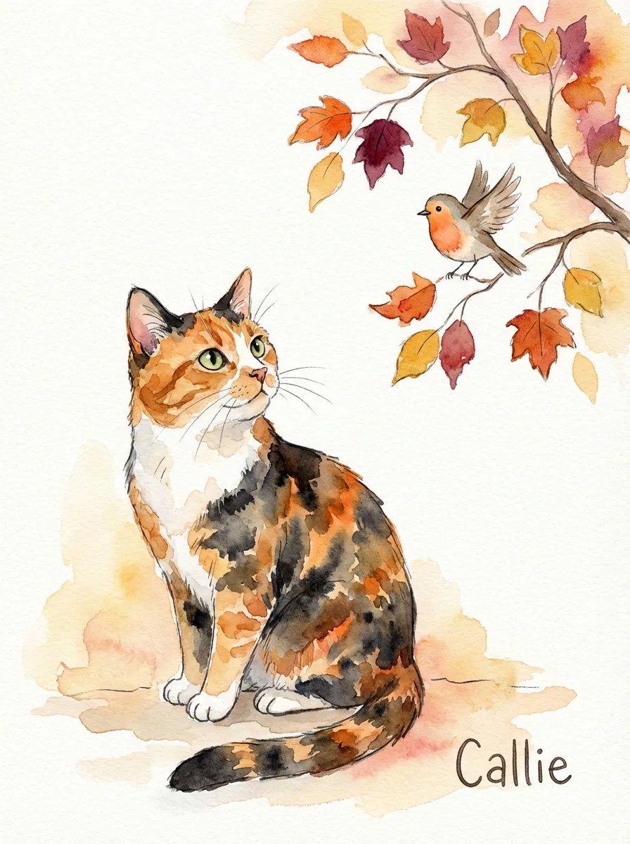 Callie's Autumn Gaze