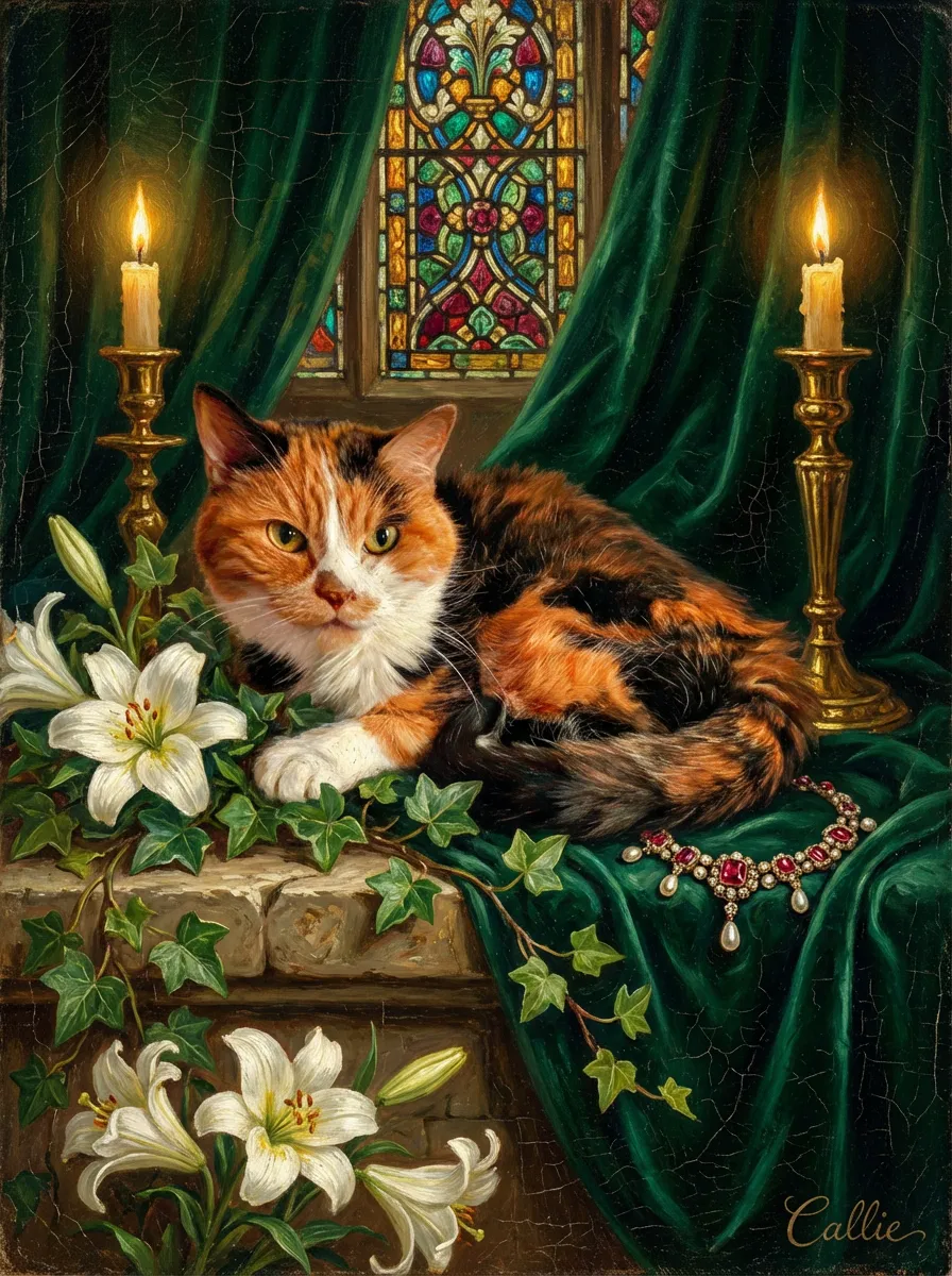 Callie, Emerald and Gold