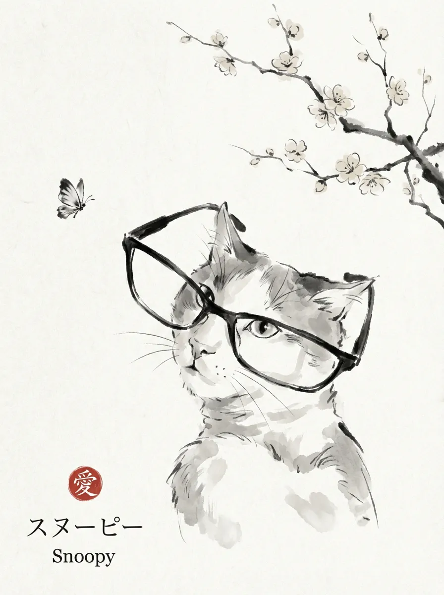 Snoopy's Spring Contemplation