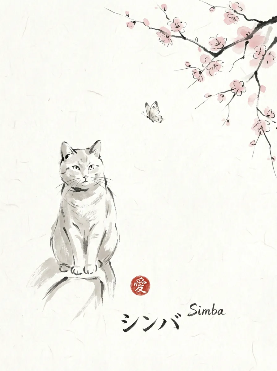 Simba's Sakura Reverie