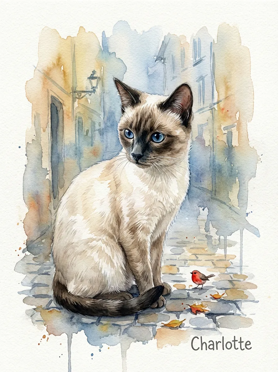 Charlotte's Sapphire Gaze