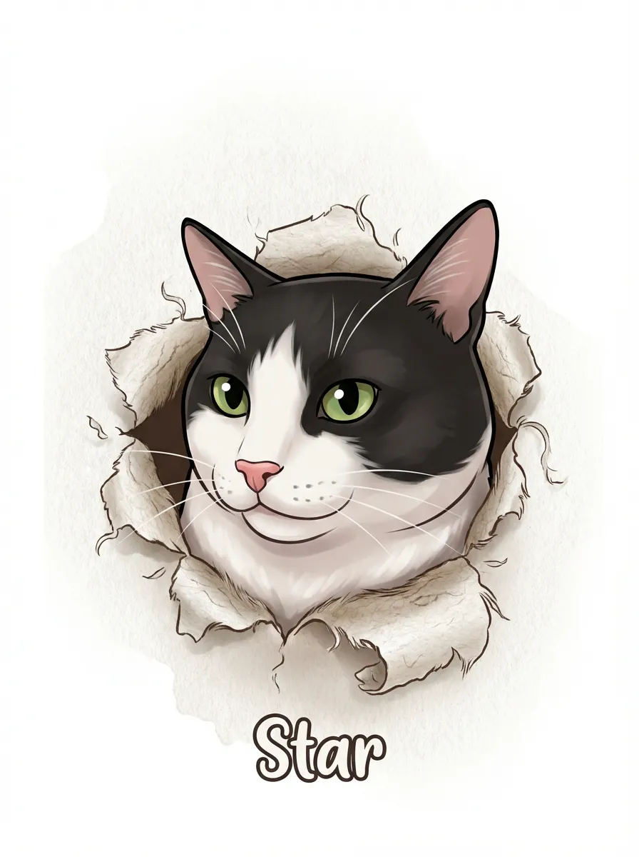 Star's Gentle Emergence