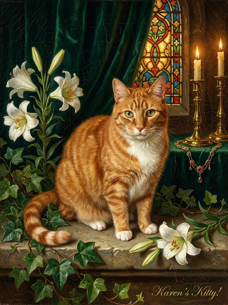 Artwork of Karen’s Kitty!