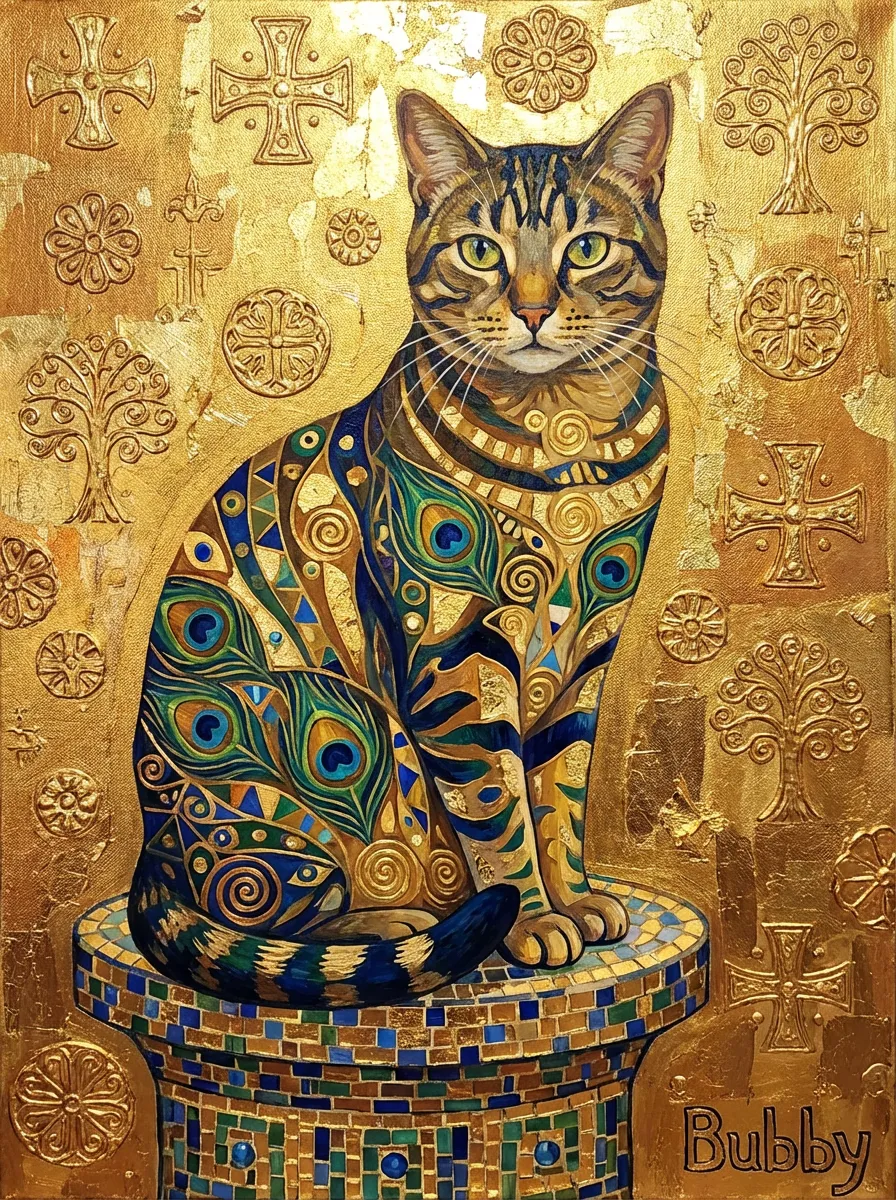 Portrait of Bubby in Gold