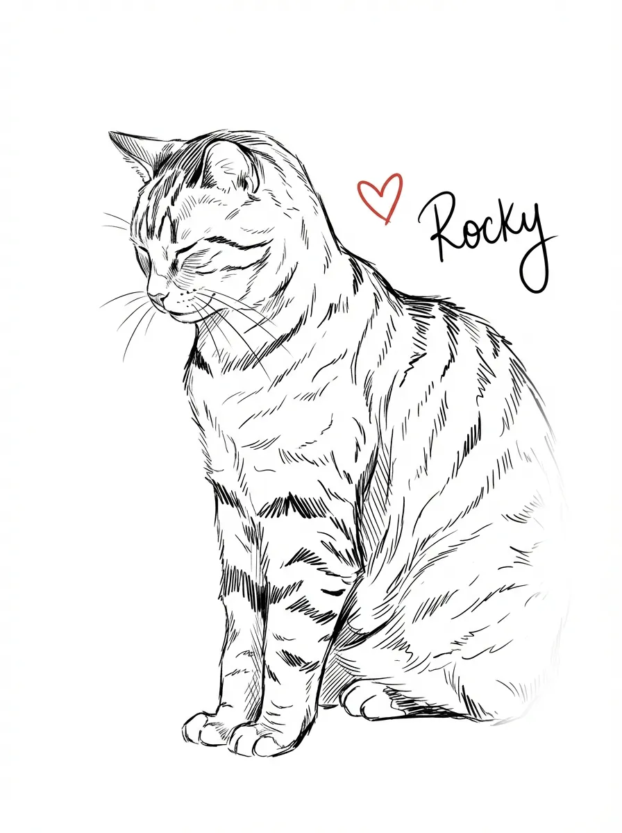 Portrait of Rocky in Repose