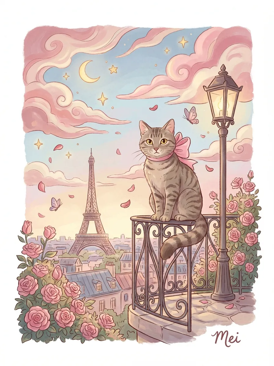 Mei's Parisian Reverie
