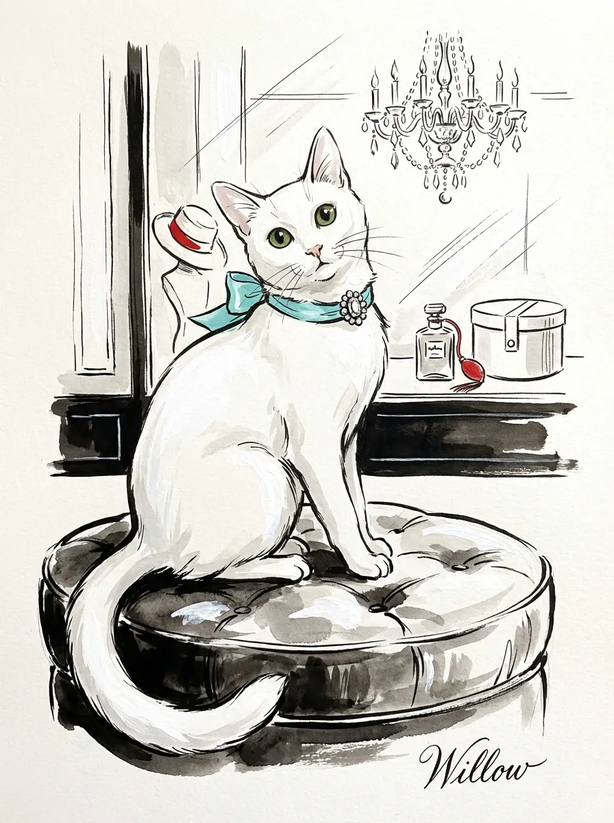 Portrait of Willow in Blue