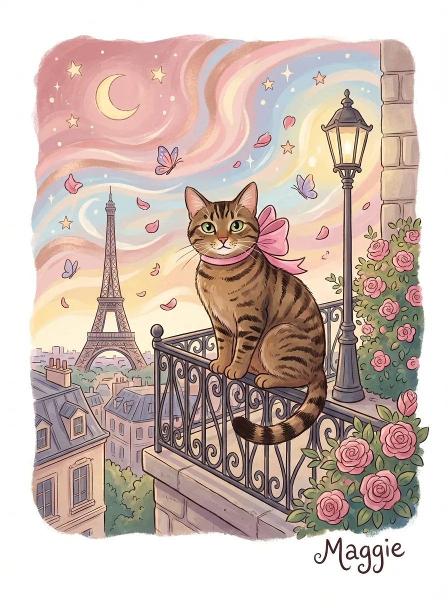 Maggie at Parisian Twilight