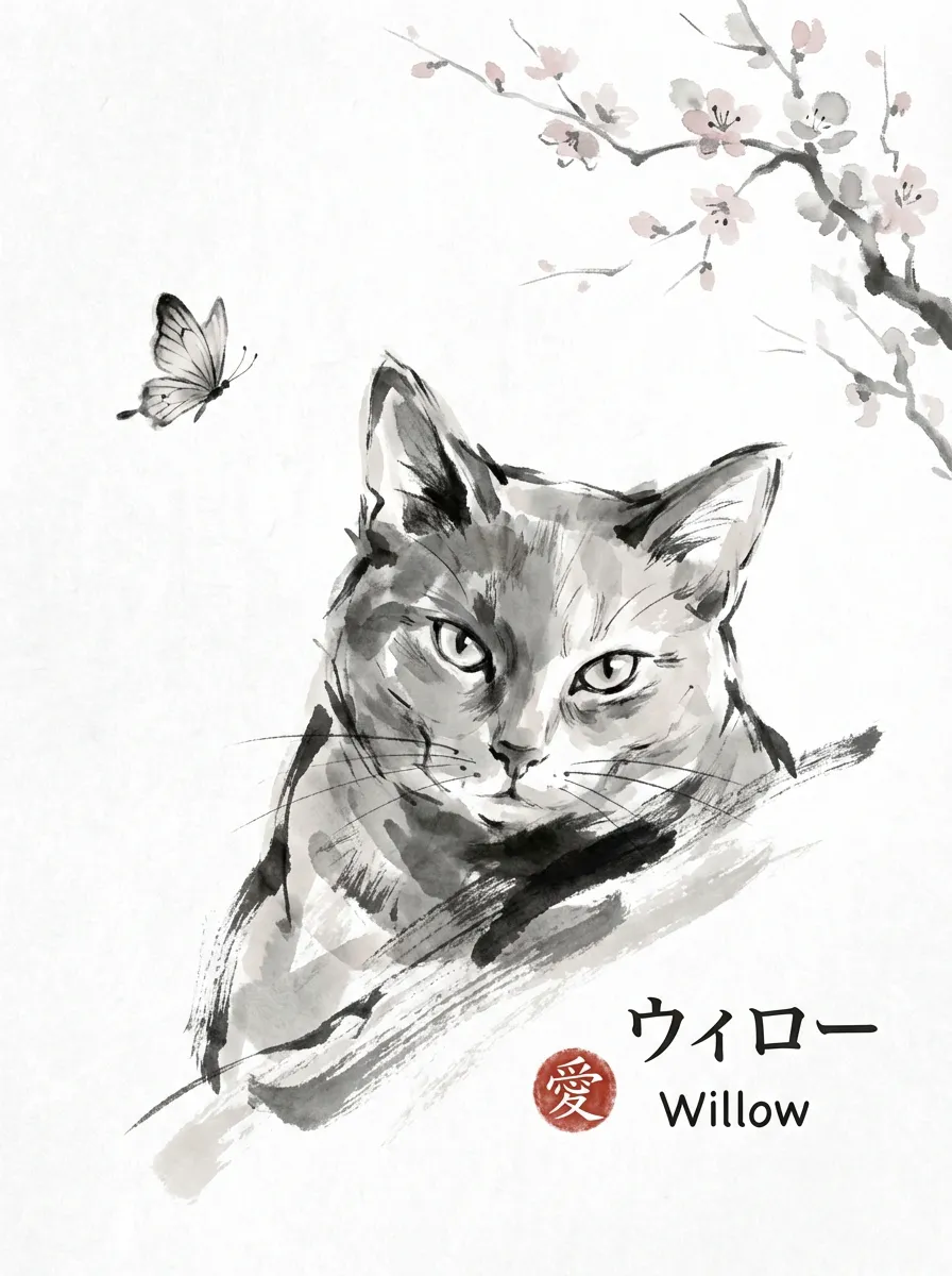 Spring Reverie with Willow