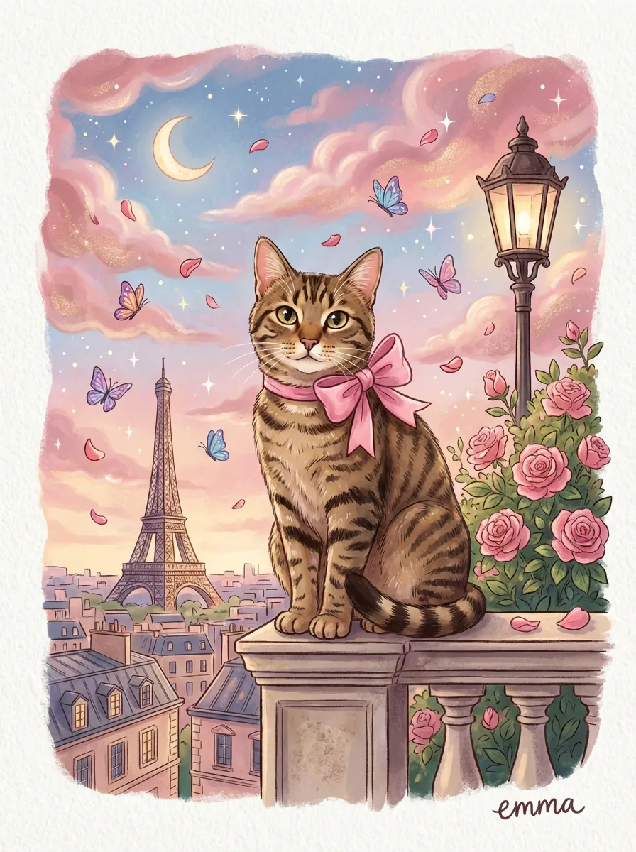 Emma's Parisian Reverie