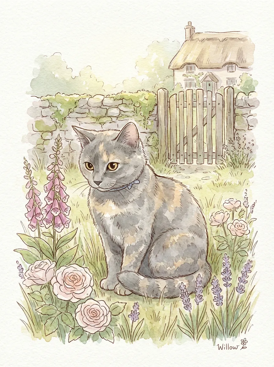 Willow's Garden Reverie